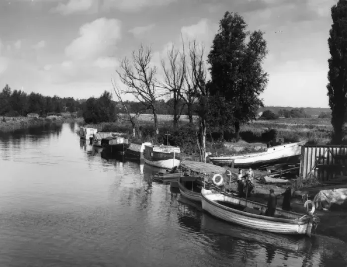 Gerahmter Druck : Der Fluss Lee