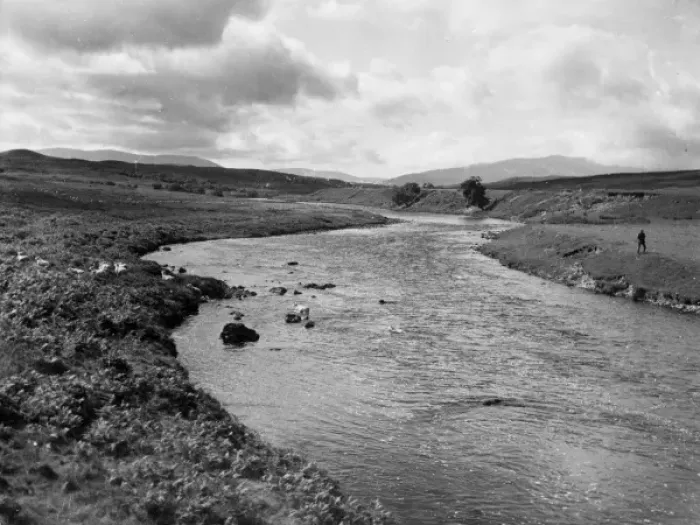 Gerahmter Druck : Fluss Strath Naver Gerahmter Druck : Fluss Strath Naver
