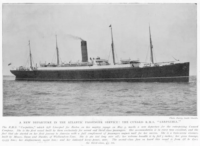 Gerahmter Druck : RMS Karpatia Gerahmter Druck : RMS Karpatia