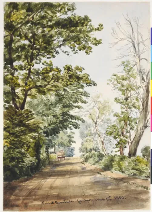Gerahmter Druck : Straße am Barnhill in Comber Gerahmter Druck : Straße am Barnhill in Comber