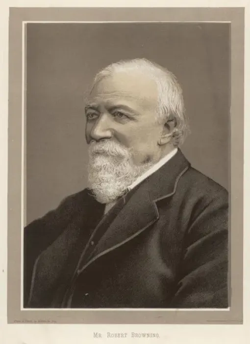 Gerahmter Druck : Robert Browning Gerahmter Druck : Robert Browning