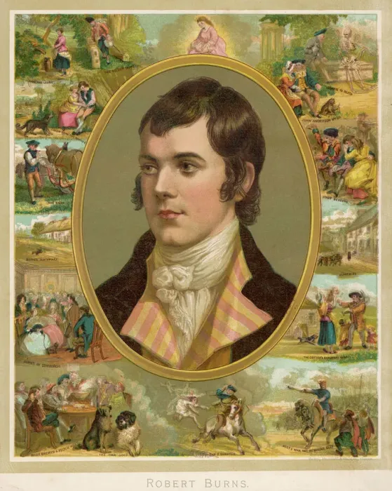 Gerahmter Druck : Robert Burns und Kreationen Gerahmter Druck : Robert Burns und Kreationen