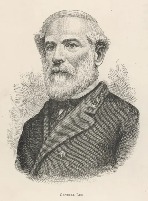 Gerahmter Druck : Robert E Lee, anonym eng Gerahmter Druck : Robert E Lee, anonym eng