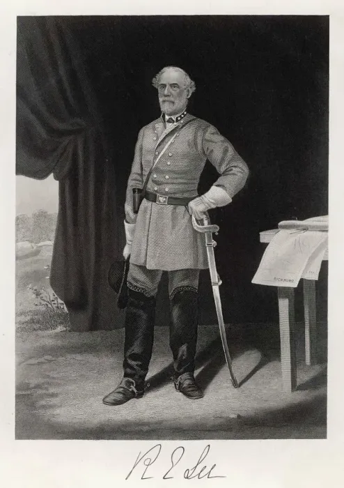 Gerahmter Druck : Robert E Lee / T Nast Gerahmter Druck : Robert E Lee / T Nast