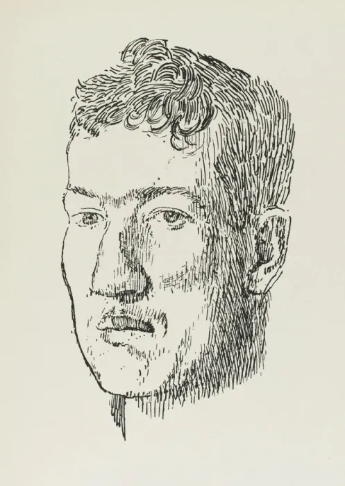 Gerahmter Druck : Robert Graves und Powys Evans Gerahmter Druck : Robert Graves und Powys Evans