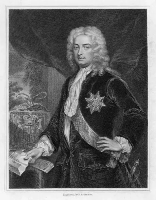 Gerahmter Druck : Robinson / Walpole Gerahmter Druck : Robinson / Walpole