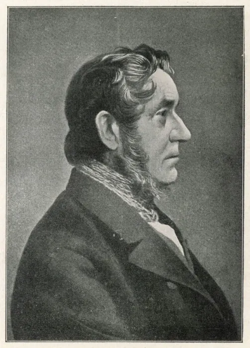 Gerahmter Druck : Robert Wilhelm Eberhard Bunsen II