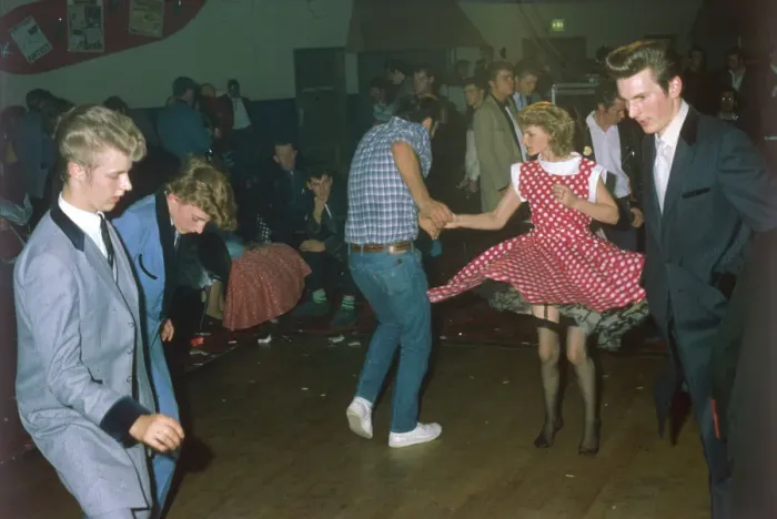 Gerahmter Druck : Rocker und Roller Gerahmter Druck : Rocker und Roller