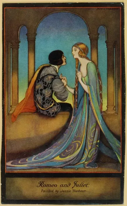 Gerahmter Druck : Romeo und Julia Gerahmter Druck : Romeo und Julia