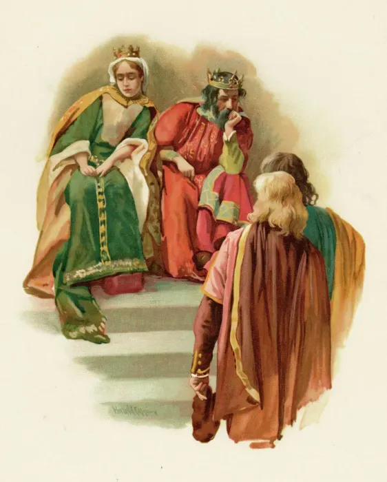 Gerahmter Druck : Rosenkrantz und Gönner Gerahmter Druck : Rosenkrantz und Gönner