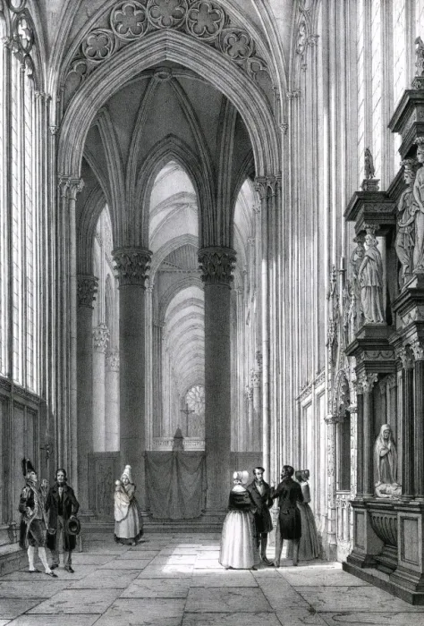 Gerahmter Druck : Innere Röner Kathedrale Gerahmter Druck : Innere Röner Kathedrale