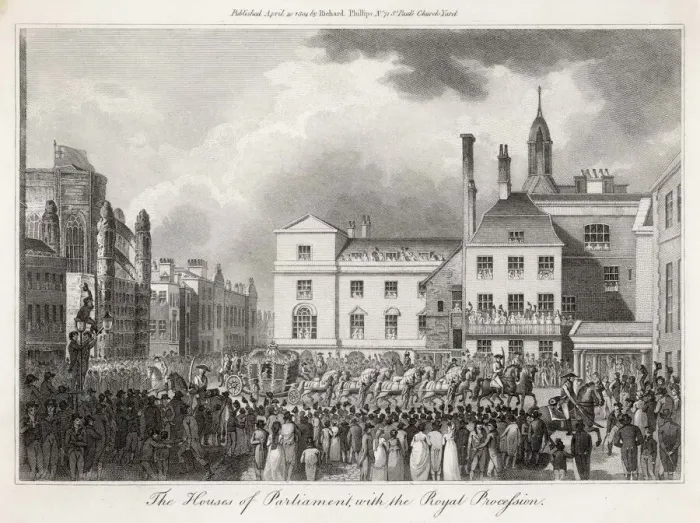 Gerahmter Druck : Königliche Prozession 1804 Gerahmter Druck : Königliche Prozession 1804