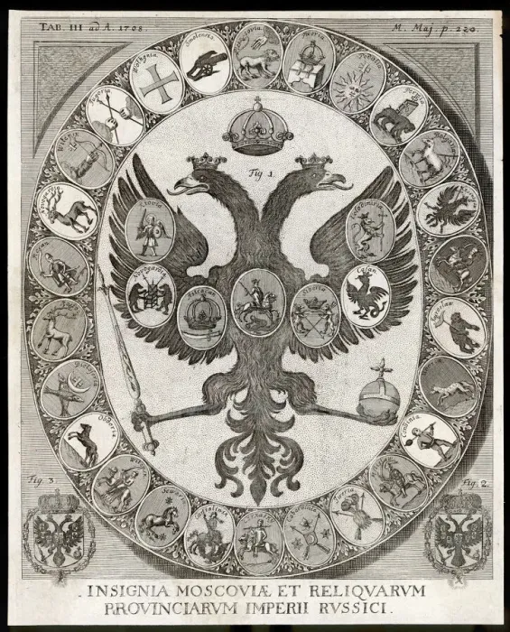 Gerahmter Druck : Russischer Kaiseradler Gerahmter Druck : Russischer Kaiseradler