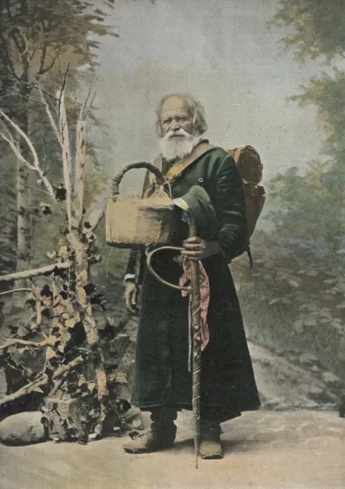 Gerahmter Druck : Russischer Wanderer Gerahmter Druck : Russischer Wanderer