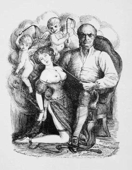 Gerahmter Druck : Marquis de Sade (Rays / 2) Gerahmter Druck : Marquis de Sade (Rays / 2)