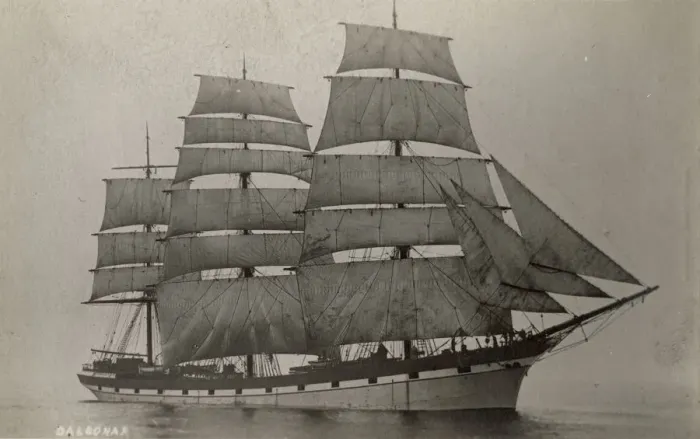 Gerahmter Druck : Segelschiff Dalgonar Gerahmter Druck : Segelschiff Dalgonar