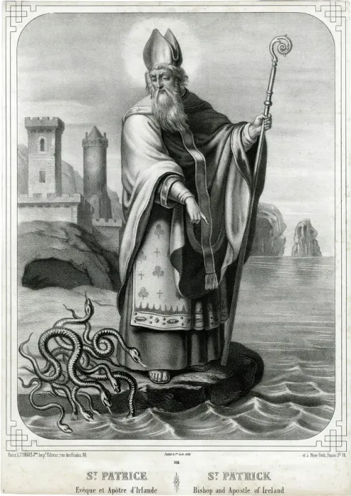 Gerahmter Druck : Sankt Patrizius