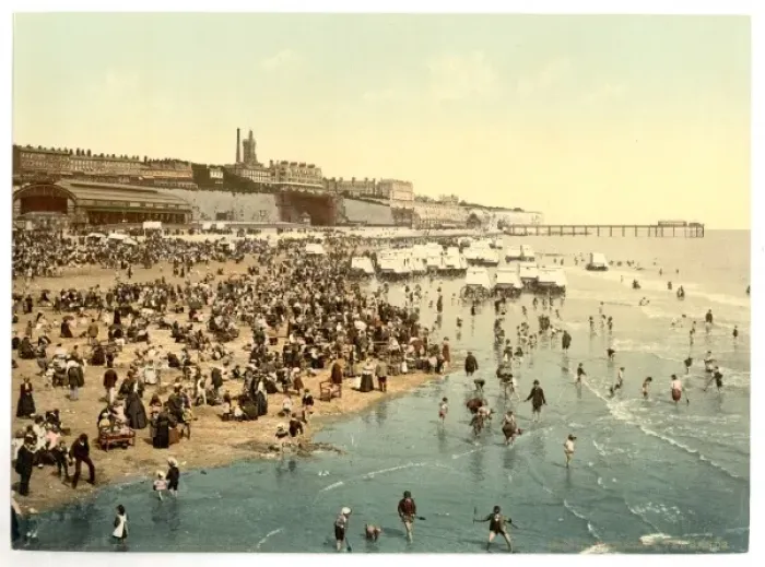 Gerahmter Druck : Sande, Ramsgate, England Gerahmter Druck : Sande, Ramsgate, England