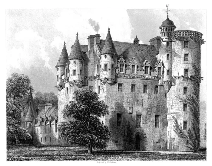Gerahmter Druck : Schottland / Frasersburg Gerahmter Druck : Schottland / Frasersburg