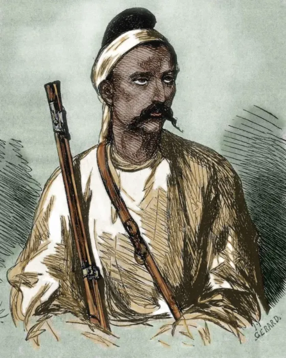 Gerahmter Druck : Sergeant, Indien Gerahmter Druck : Sergeant, Indien