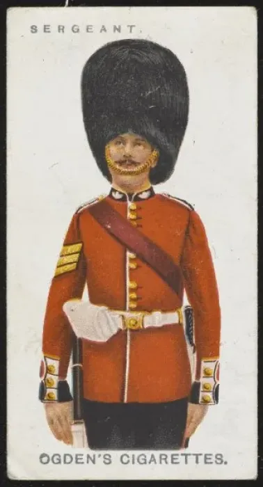 Gerahmter Druck : SERGEANT. Ein Sergeant aus dem eigenen West Yorkshires Regiments des Prinzen von Wales Gerahmter Druck : SERGEANT. Ein Sergeant aus dem eigenen West Yorkshires Regiments des Prinzen von Wales