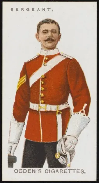 Gerahmter Druck : SERGEANT. Ein Sergeant aus der 2. Dragoner-Garde Gerahmter Druck : SERGEANT. Ein Sergeant aus der 2. Dragoner-Garde