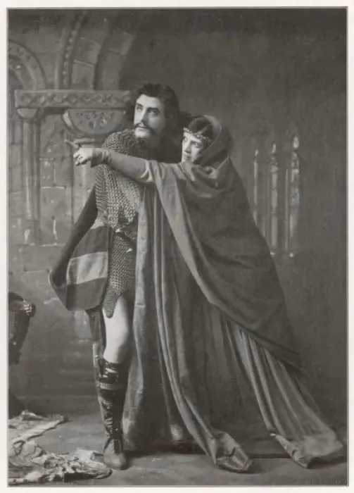 Gerahmter Druck : Shakespeares / Makbet Gerahmter Druck : Shakespeares / Makbet