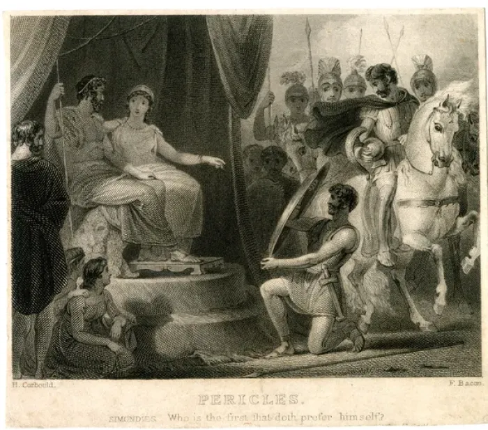 Gerahmter Druck : Shakespeares - Perikles Gerahmter Druck : Shakespeares - Perikles