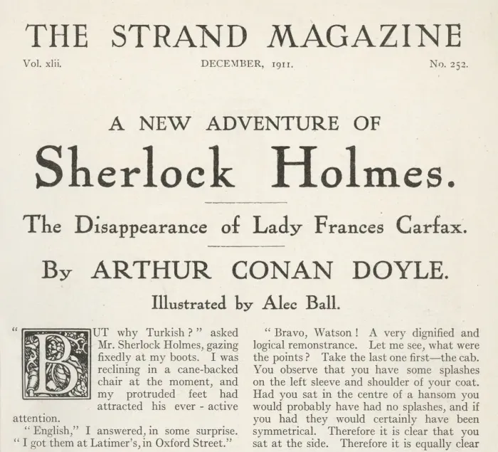 Gerahmter Druck : Sherlock Holmes am Strand Gerahmter Druck : Sherlock Holmes am Strand