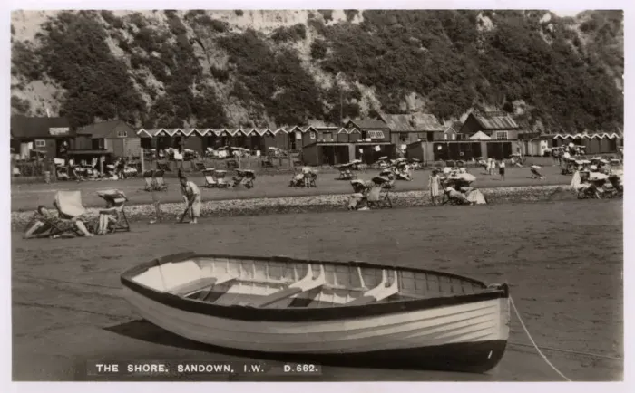 Gerahmter Druck : Die Küste von Sandown, Insel der Heimat Gerahmter Druck : Die Küste von Sandown, Insel der Heimat