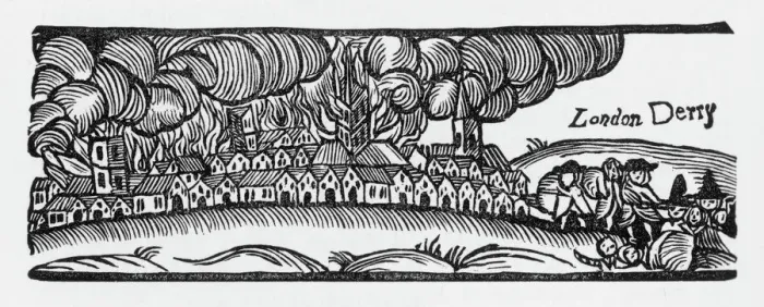 Gerahmter Druck : Eroberung von Derry Gerahmter Druck : Eroberung von Derry