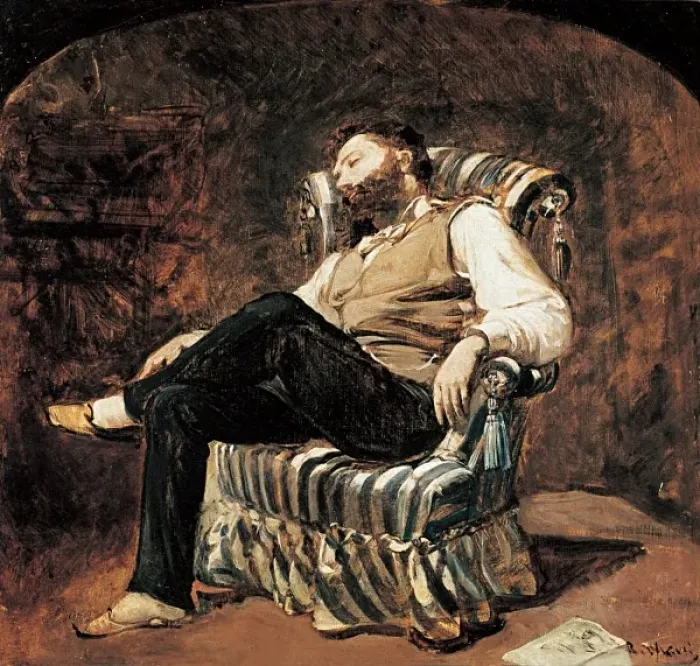 Gerahmter Druck : Die Siesta Gerahmter Druck : Die Siesta