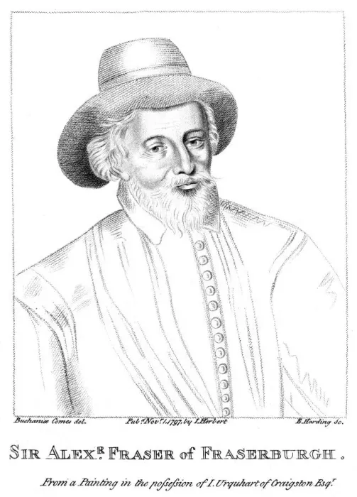 Gerahmter Druck : Herr Alexander Fraser