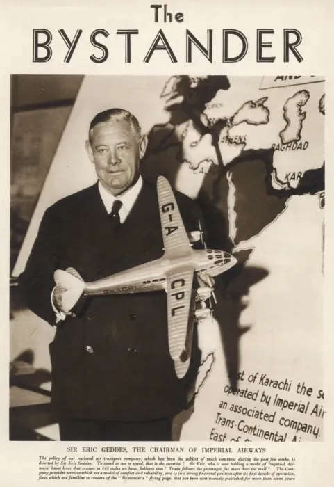 Gerahmter Druck : Sir Eric Geddes Gerahmter Druck : Sir Eric Geddes