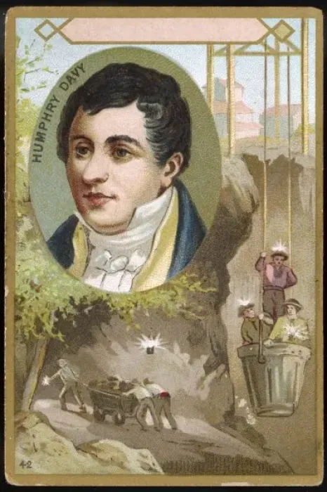 Gerahmter Druck : Herr Humphry Davy Gerahmter Druck : Herr Humphry Davy
