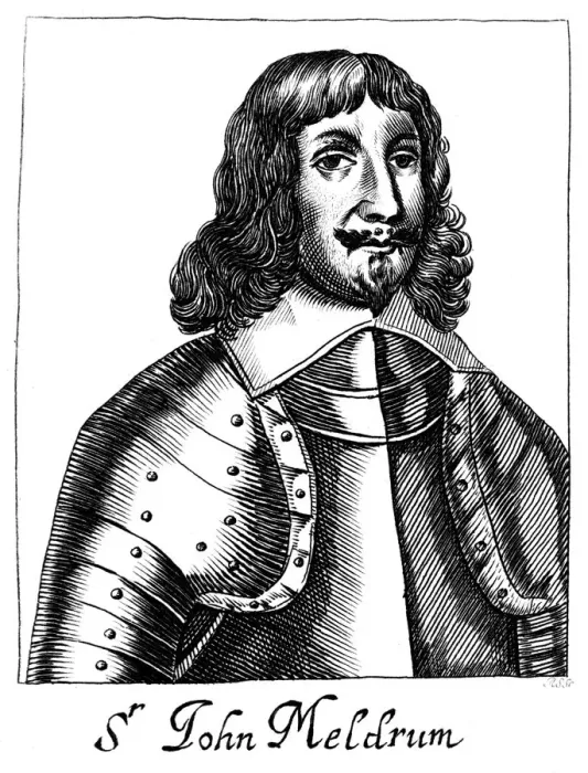 Gerahmter Druck : Sir John Meldrum