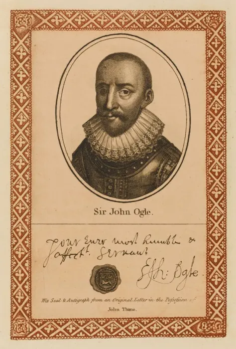 Gerahmter Druck : Herr Johann Ogle Gerahmter Druck : Herr Johann Ogle