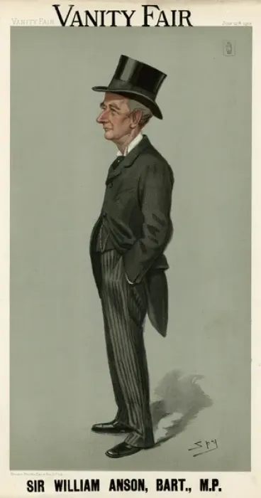 Gerahmter Druck : Herr Wilhelm Ansön Gerahmter Druck : Herr Wilhelm Ansön