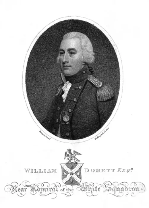 Gerahmter Druck : Herr Wilhelm Domett Gerahmter Druck : Herr Wilhelm Domett