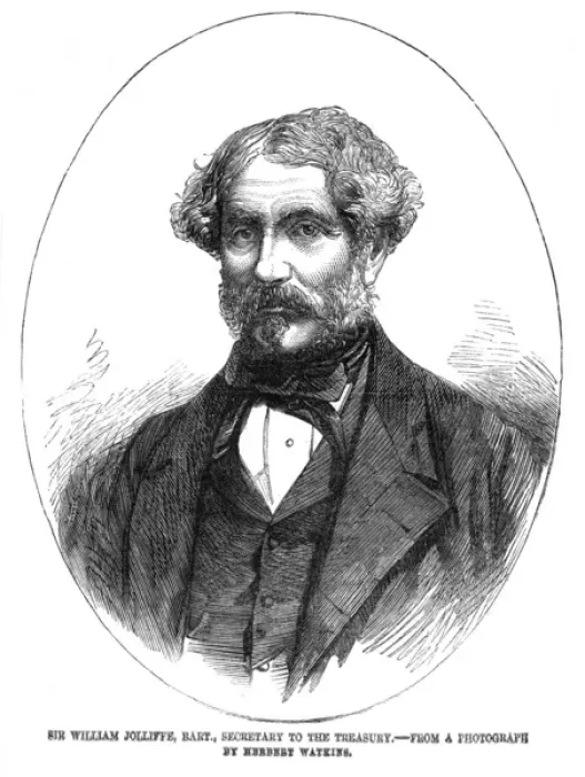 Gerahmter Druck : Herr Wilhelm Jolliff