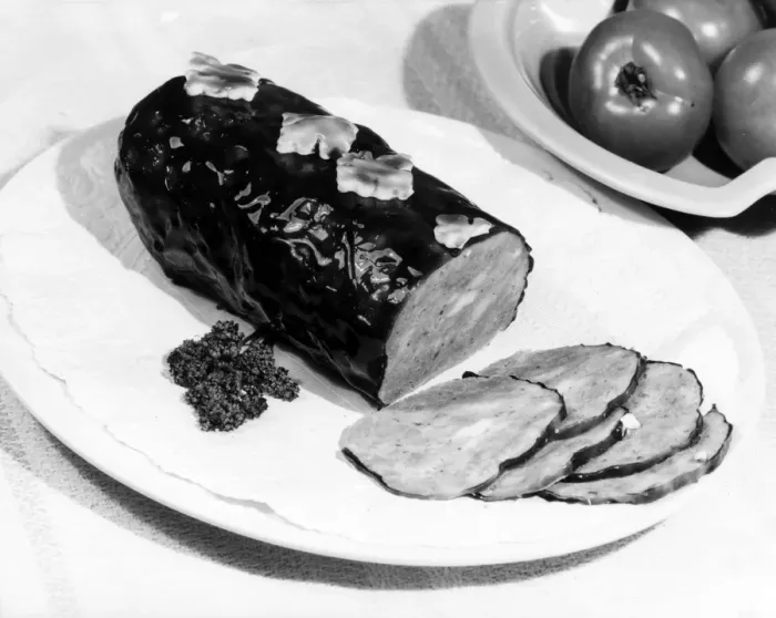 Gerahmter Druck : Stücke von Pâté Gerahmter Druck : Stücke von Pâté