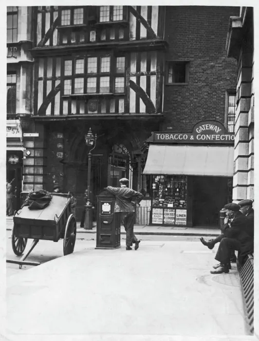 Gerahmter Druck : Schmiedestraße 1935 Gerahmter Druck : Schmiedestraße 1935