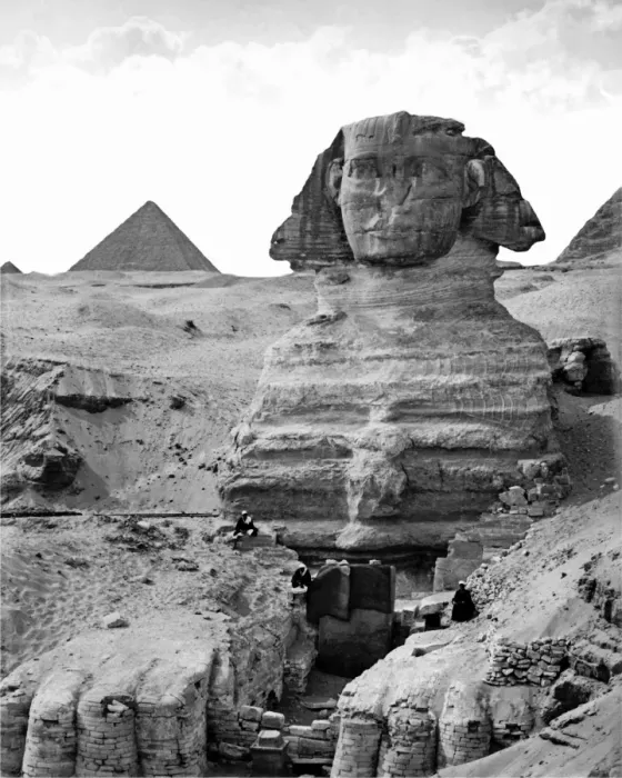 Gerahmter Druck : Sphinge und Pyramiden Ägypten Gerahmter Druck : Sphinge und Pyramiden Ägypten
