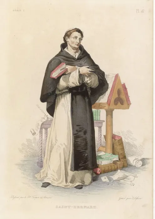 Gerahmter Druck : Sankt Bernhard von Clairvaux Gerahmter Druck : Sankt Bernhard von Clairvaux