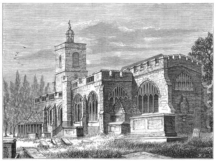 Gerahmter Druck : Dunstan's Church, Stepney Gerahmter Druck : Dunstan's Church, Stepney