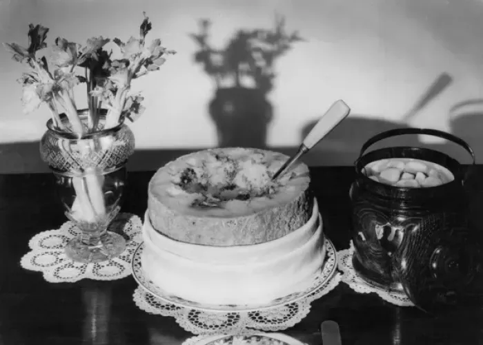 Gerahmter Druck : Round Stiltoncheese Gerahmter Druck : Round Stiltoncheese