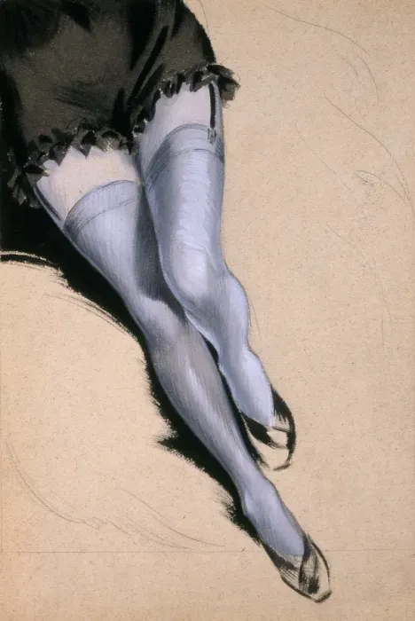 Gerahmter Druck : Beinsocken von David Wright
