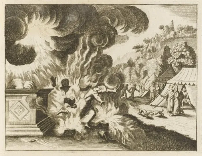 Gerahmter Druck : Seltsamer Feuer Gerahmter Druck : Seltsamer Feuer