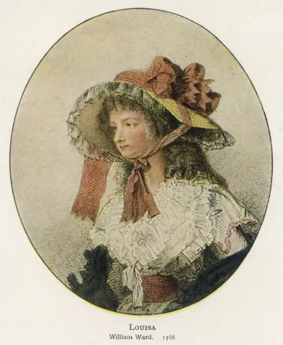 Gerahmter Druck : Straw Hat 1786 Gerahmter Druck : Straw Hat 1786