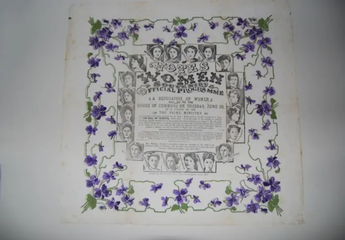 Gerahmter Druck : Frauenbeauftragte Delegation Juni 1909 Programm Gerahmter Druck : Frauenbeauftragte Delegation Juni 1909 Programm